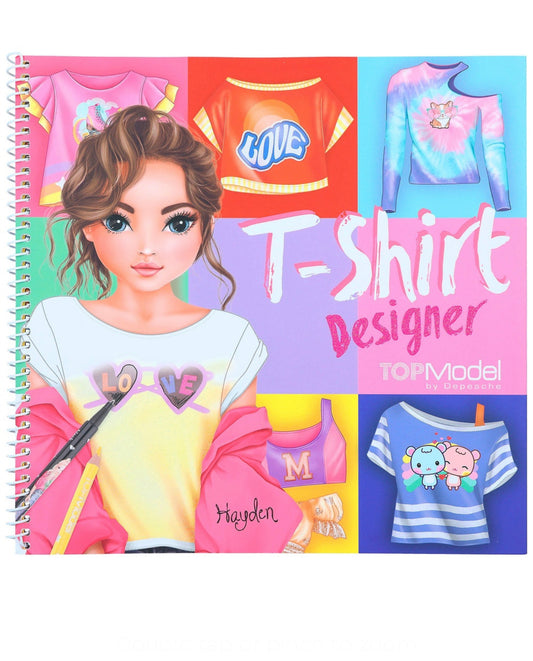 TOPModel T-Shirt Designer Colouring Book