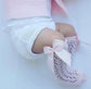 Condor Perle Open Work Knee Socks - Pink 500
