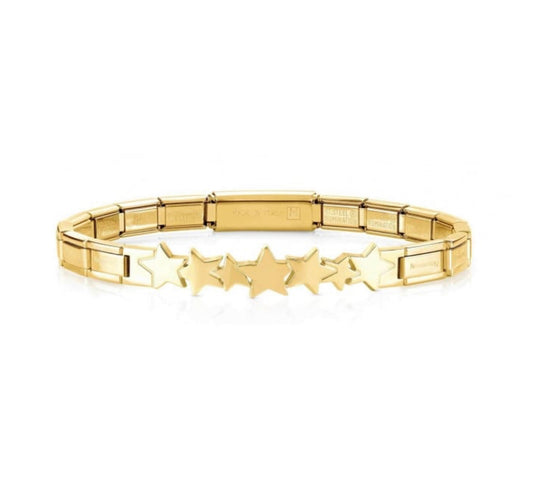 Trendsetter Yellow Gold PVD Stars Smarty Bracelet