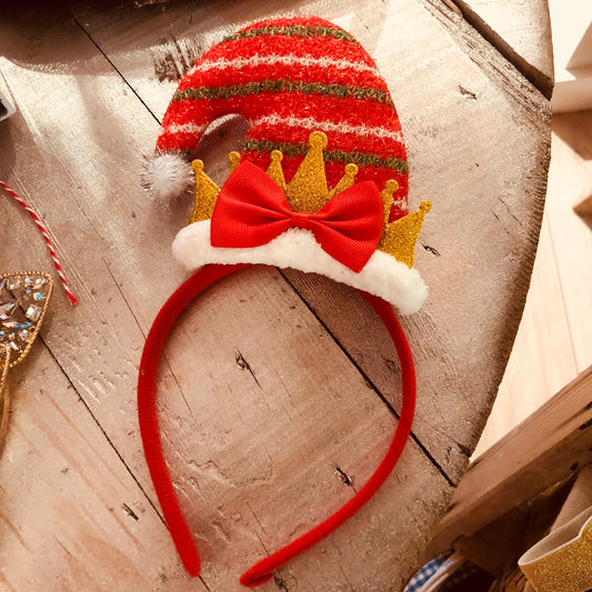 Christmas Hairband - Santa Hat