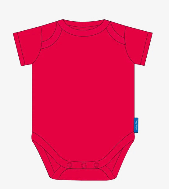 Organic Red Basic Baby Body