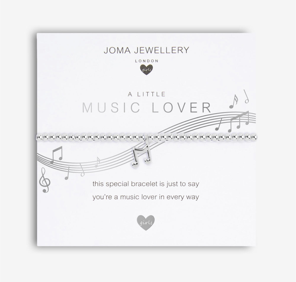 Joma Jewellery Childrens A Little Music Lover Bracelet