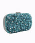 Forest Green CB619 Beadad Evening clutch