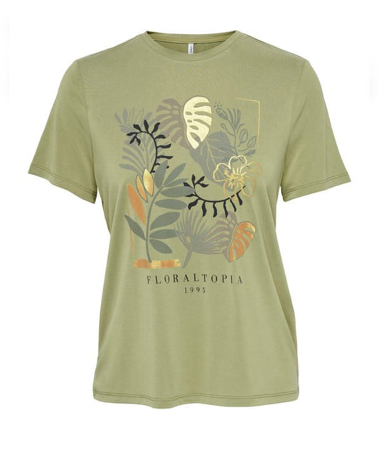 ONLFREE - T-shirt Aloe Topia - Modal Print