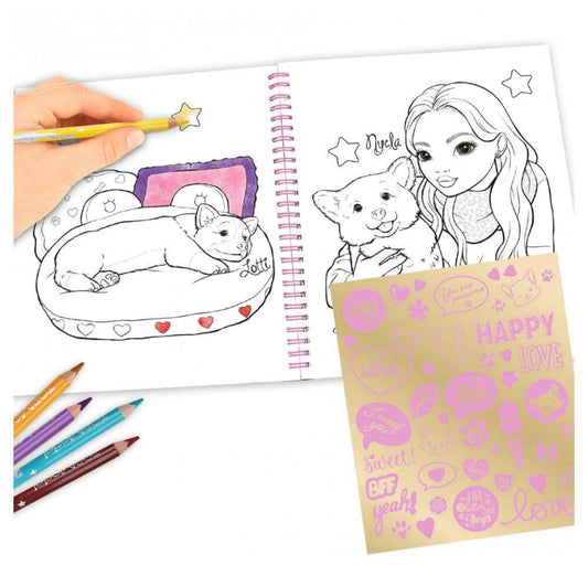 Depesche TOPModel Colouring Book CORGI