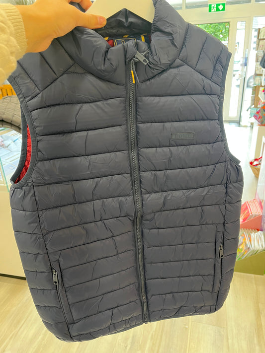 Oyannax Classic Navy zip Body warmer Gilet