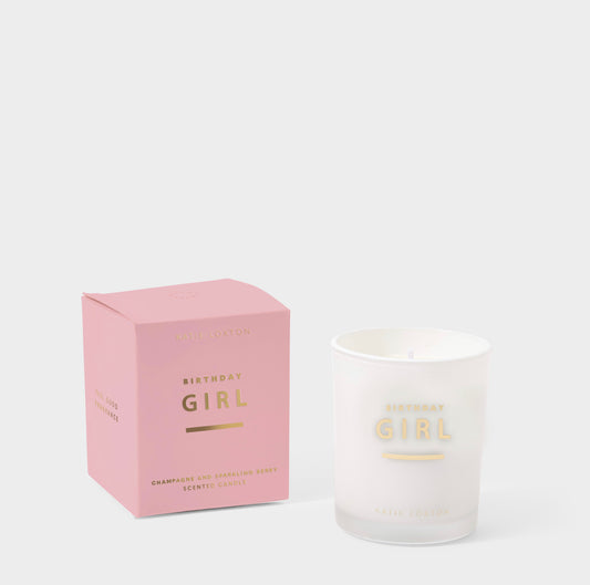 SENTIMENT CANDLE 'BIRTHDAY GIRL'