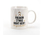 GRADUATION PORCELAIN MUG - FREAKIN GENIUS
