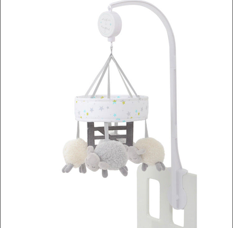 Silvercloud Counting Sheep Cot Mobile