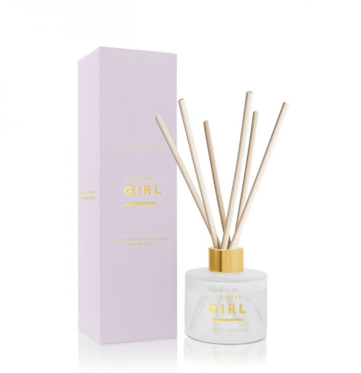 SENTIMENT REED DIFFUSER | BIRTHDAY GIRL | GRAPEFRUIT AND PINK PEONY