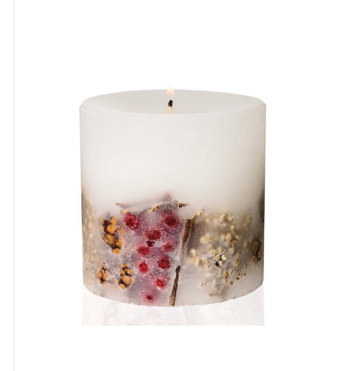 SEASONAL COLLECTION - NUTMEG, GINGER & SPICE - SCENTED CANDLE - INCLUSION PILLAR