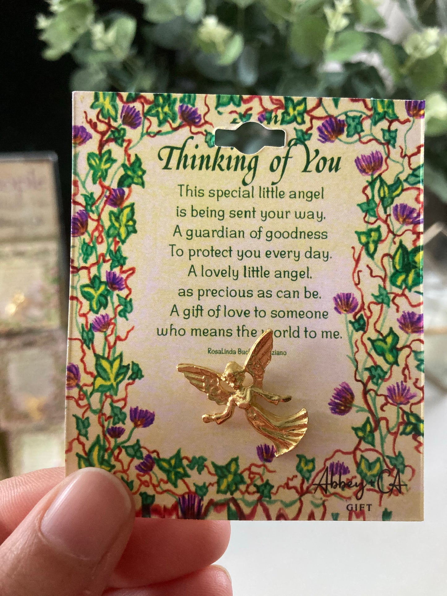Thinking of You - Angel Pin