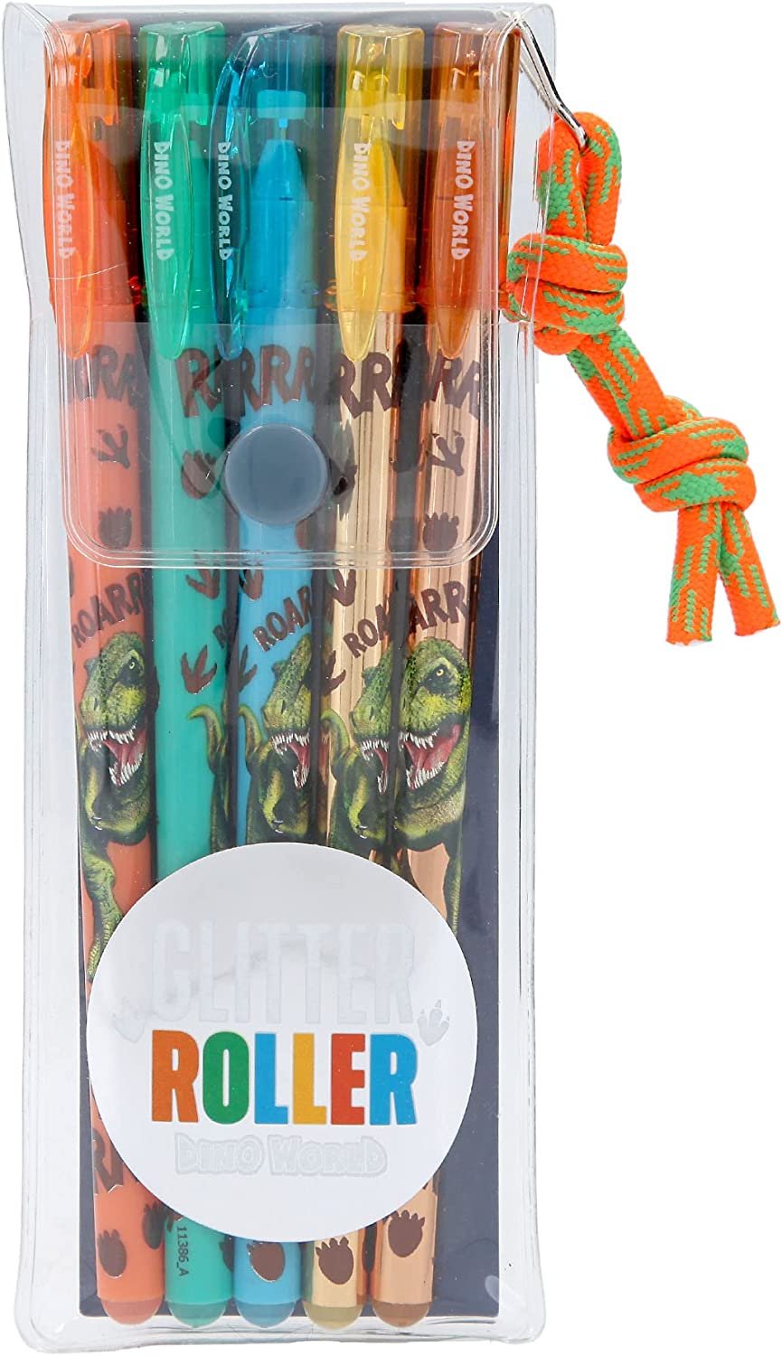 Dino World Glitter Roller Pens - Depesche
