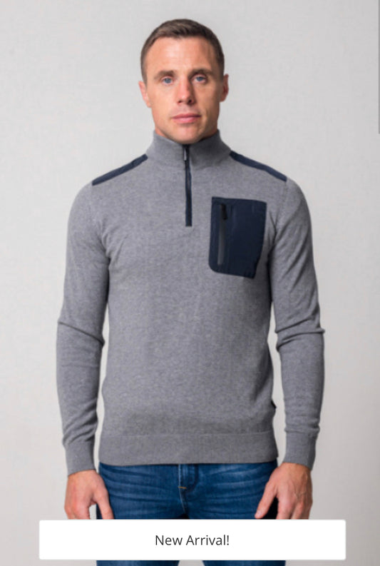 Loyola Steel Mix and Half Zip
