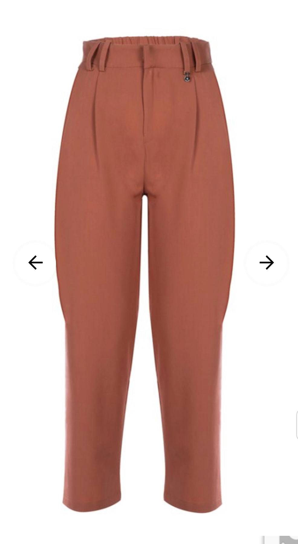 Wide High-Waisted Trousers