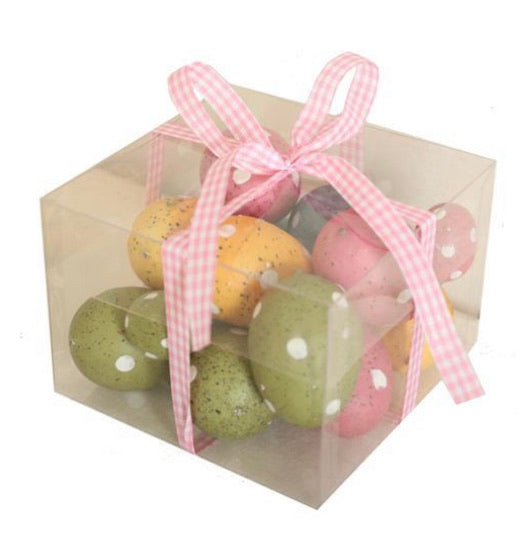 EASTER EGGS ASSORTED IN DISPLAY BOX