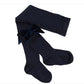 Condor Tights - Side Velvet Bow NAVY BLUE 480