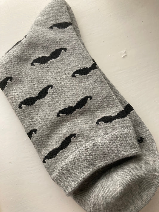 Mustache socks
