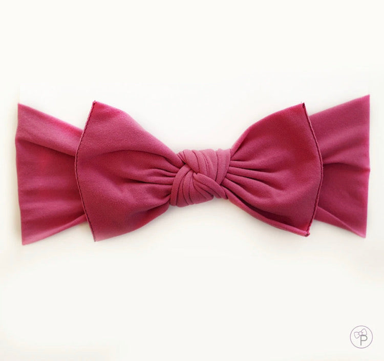Little Bow Pip - Rose Pink Pippa Bow