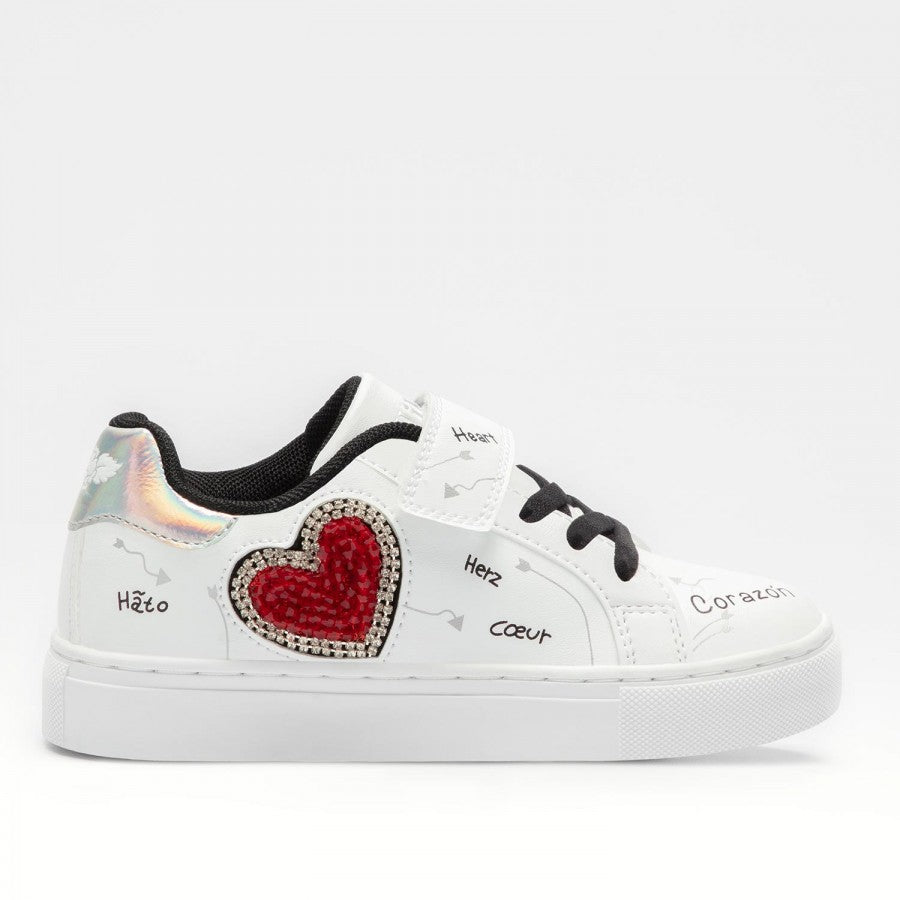 Red Sparkle Heart Lelli Kelly Trainers