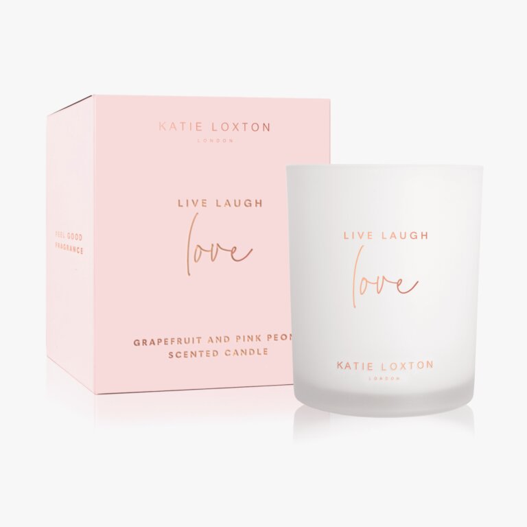 SENTIMENT CANDLE LIVE LAUGH LOVE