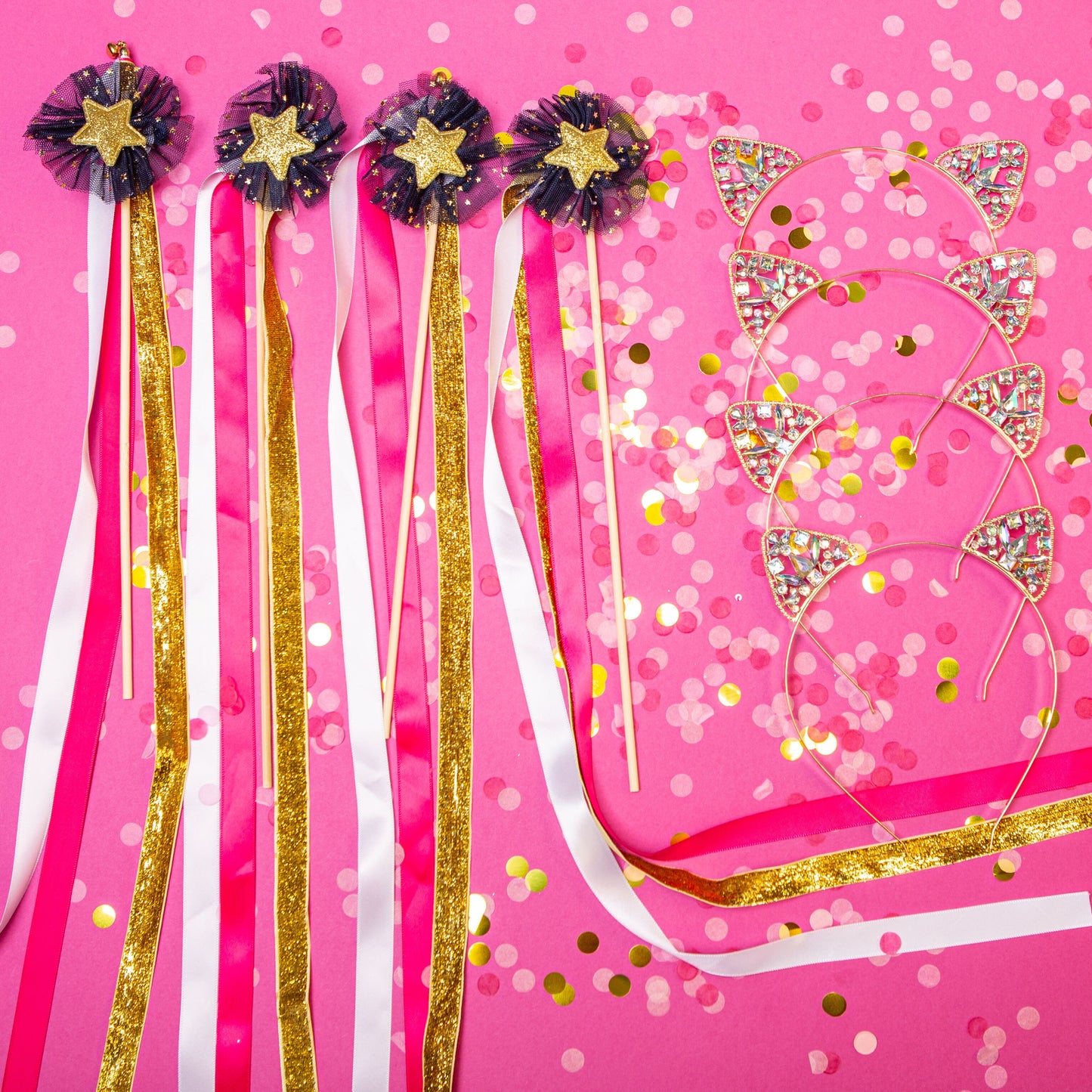 Birthday Buddy Ears & Wand Set - Little Stars Party