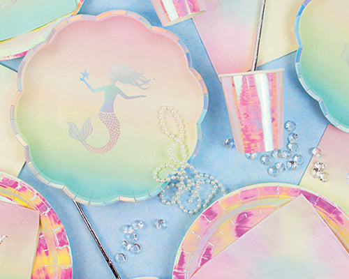 Mermaid Paper Plates