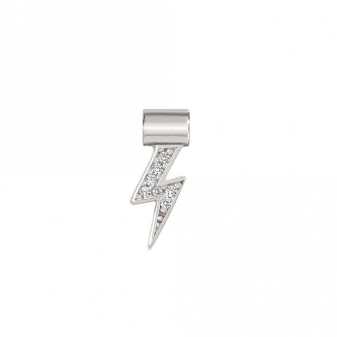 SEIMIA LIGHTNING BOLT CHARM in Silver and CZ