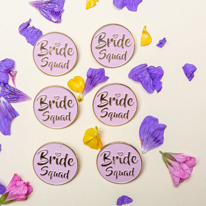 Bride Squad Lapel Pin - Boho Hen Party