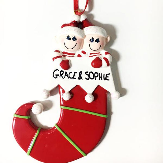 Personalised Christmas Stocking - Christmas Tree Decoration