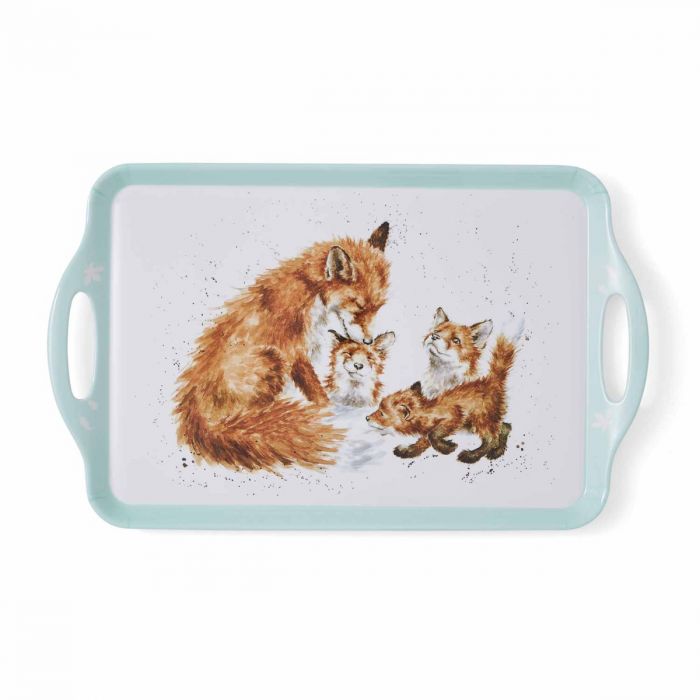 THE BEDTIME KISS' FOX LARGE TRAY